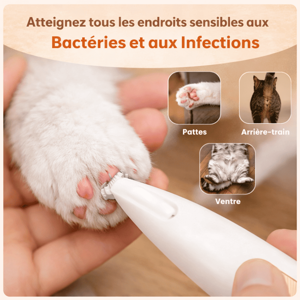 MiaouwClean™ Tondeuse de précision pour chat
