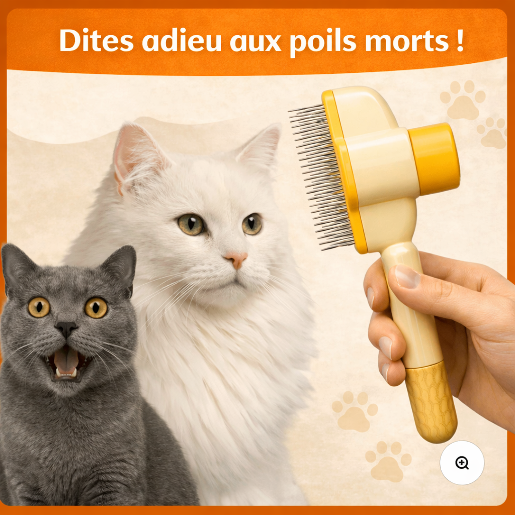 MiaouwBrush™ - La Brosse de Toilettage Professionnelle