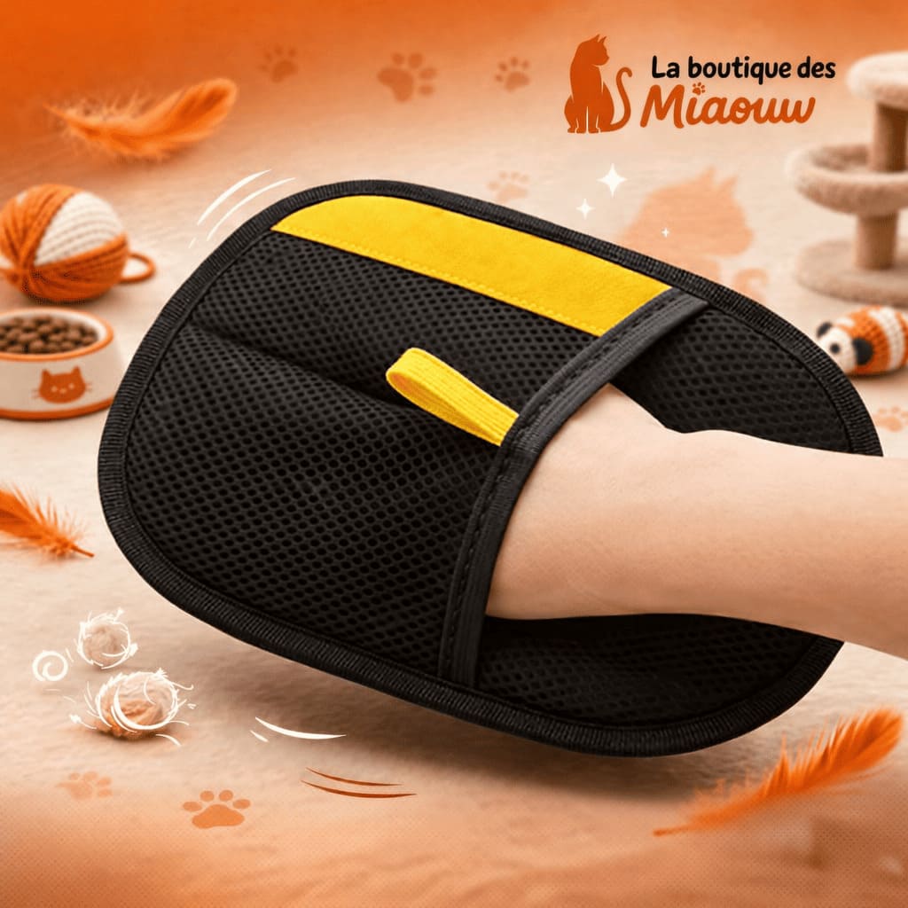 Éliminateur de Poils de Chat Efficace - Brosse Nettoyage Poils Animaux MiaouwClean™