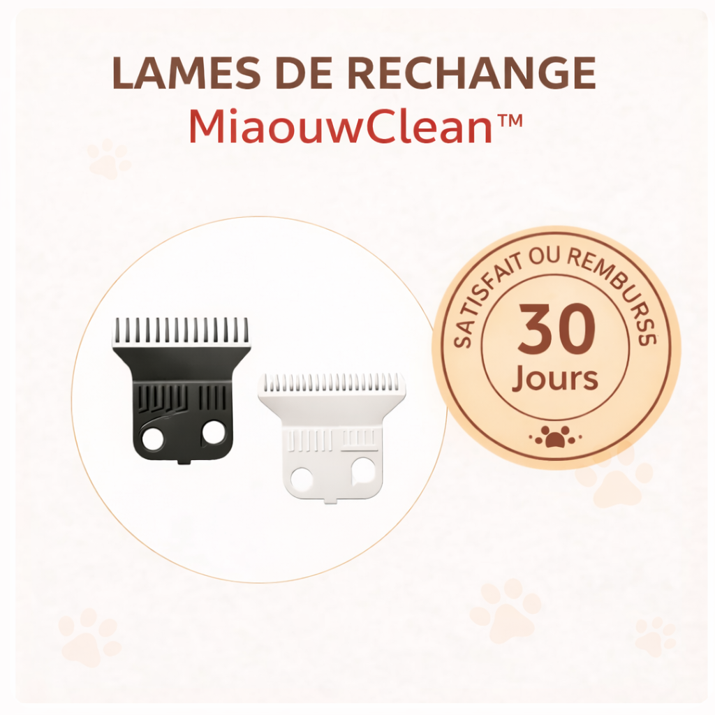 Lames de rechange MiaouwClean™